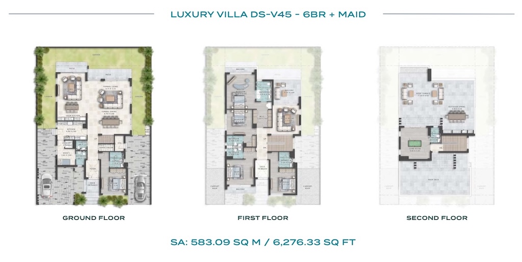 Damac Islands 2 – 4 & 5BR Townhouses from AED 2.75M