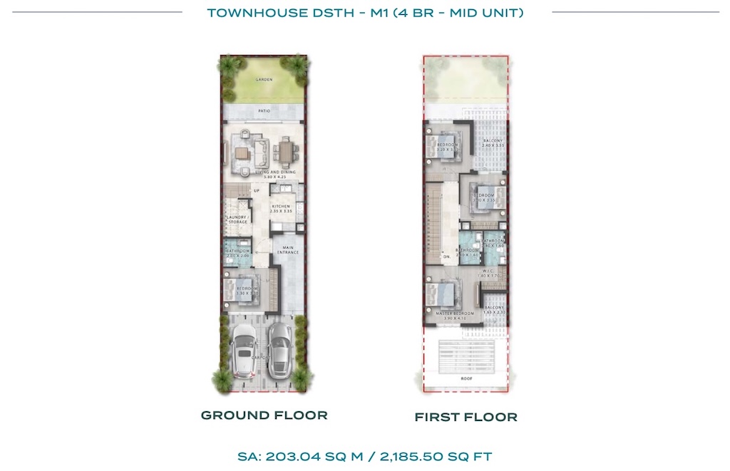 Damac Islands 2 – 4 & 5BR Townhouses from AED 2.75M